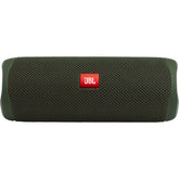 JBL Flip 5 Waterproof Bluetooth Speaker (Forest Green)