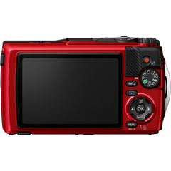 OM SYSTEM Tough TG-7 Digital Camera - Adventure Ready, All-Terrain Performance (Red)