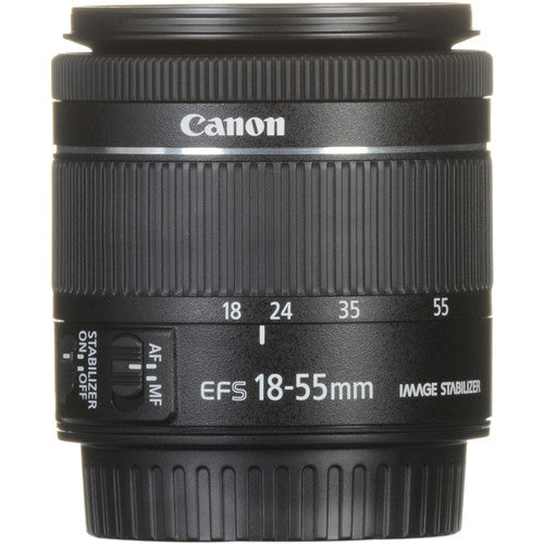 Canon EF-S 18-55mm f/4-5.6 IS STM Lens (White Box)