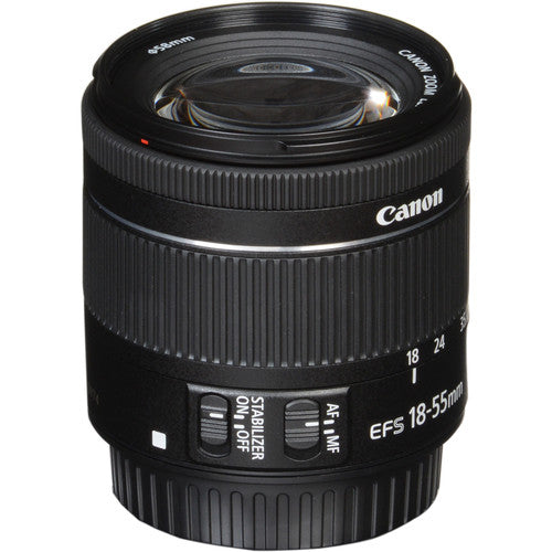 Canon EF-S 18-55mm f/4-5.6 IS STM Lens (White Box)