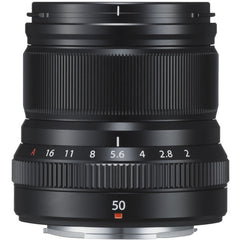 FUJIFILM XF 50mm f/2 R WR Lens (Black)