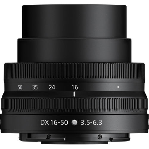 Nikon NIKKOR Z DX 16-50mm f/3.5-6.3 VR Lens (Black) (White Box)