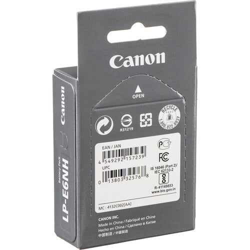 Canon LP-E6NH Lithium-Ion Battery (7.2V, 2130mAh)