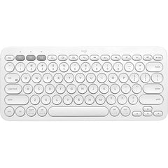 Logitech K380 Multi-Device Bluetooth Keyboard (Off-White)