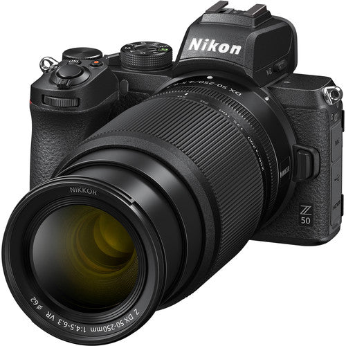 Nikon Z50 Mirrorless Camera with 16-50mm and 50-250mm Lenses