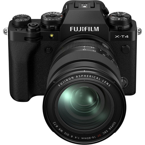 FUJIFILM X-T4 Mirrorless Camera with 16-80mm Lens (Black)