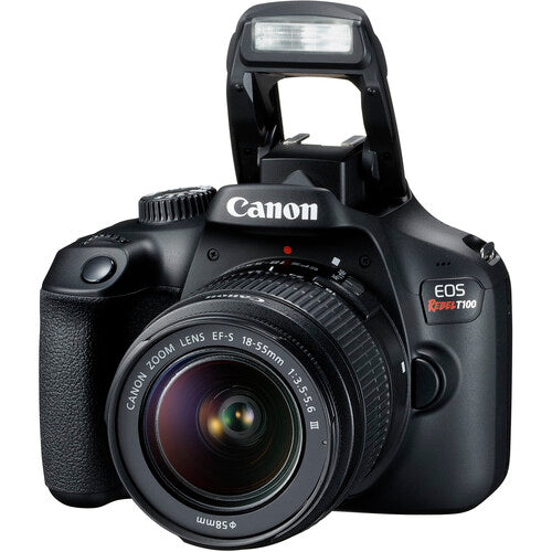 Canon EOS Rebel T100 DSLR Camera with 18-55mm Lens