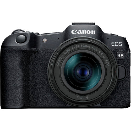 Canon EOS R8 Mirrorless Camera with RF 24-50mm f/4.5-6.3 IS STM Lens