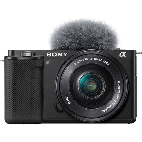 Sony ZV-E10 Mirrorless Camera with 16-50mm Lens (Black)