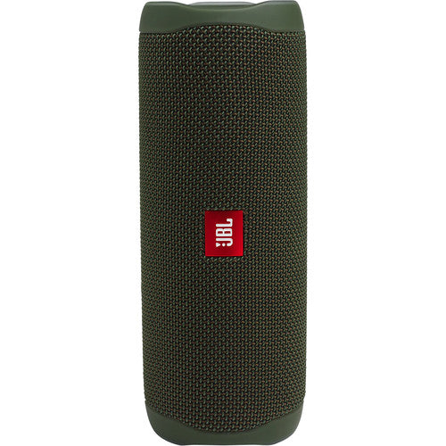 JBL Flip 5 Waterproof Bluetooth Speaker (Forest Green)