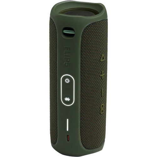 JBL Flip 5 Waterproof Bluetooth Speaker (Forest Green)