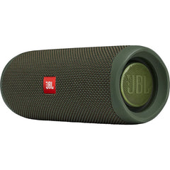 JBL Flip 5 Waterproof Bluetooth Speaker (Forest Green)