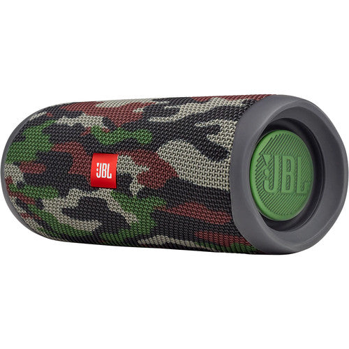 JBL Flip 5 Waterproof Bluetooth Speaker (Squad)