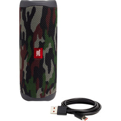 JBL Flip 5 Waterproof Bluetooth Speaker (Squad)