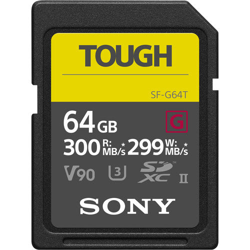 Sony 64GB SF-G TOUGH Series UHS-II SDXC Memory Card