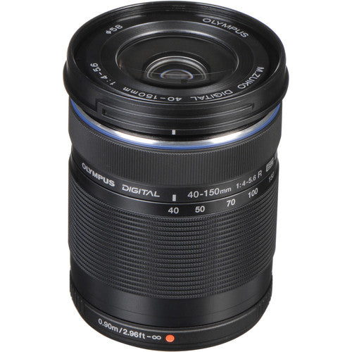 Olympus M.Zuiko Digital ED 40-150mm f/4-5.6 R Lens (Black) WB