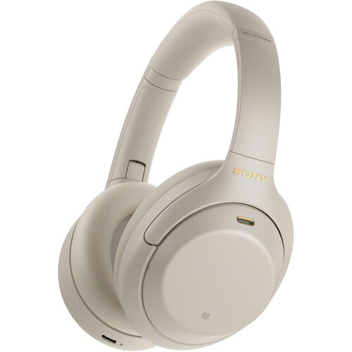 Sony WH-1000XM4 Wireless Noise-Canceling Over-Ear Headphones (Silver)